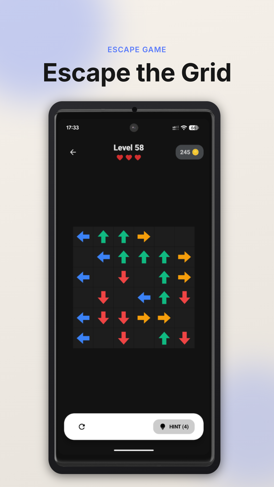 Arrow Puzzle Gameplay Board