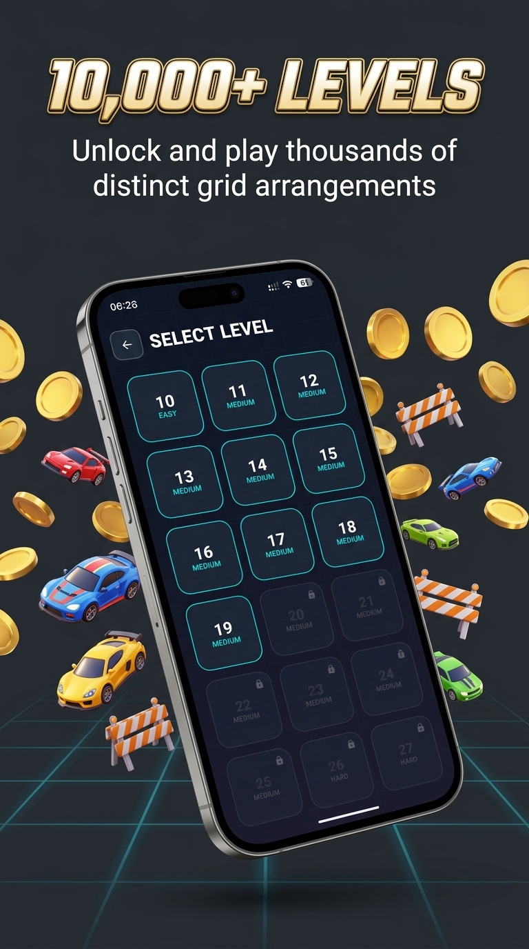 Traffiq Level Select Screen