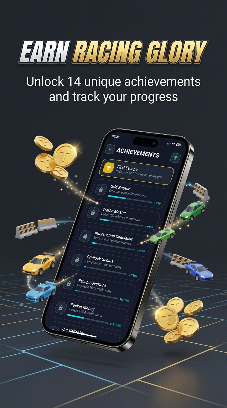 Traffiq Achievements Screen